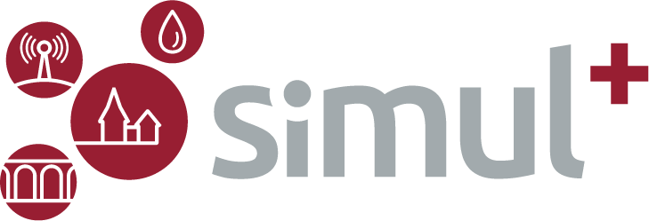 Logo simul+ © Sächsisches Staatsministerium für Regionalentwicklung